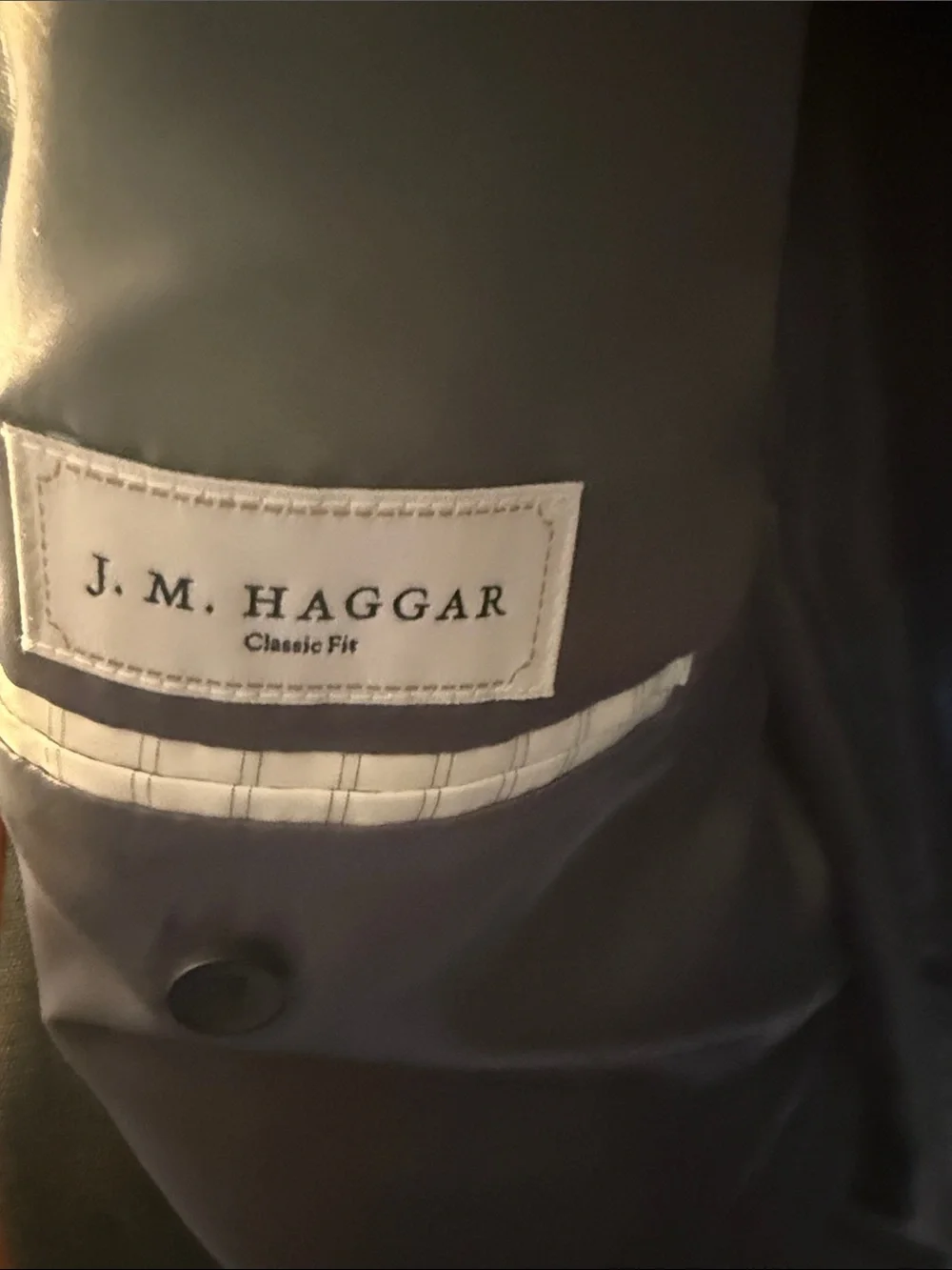 J.M. Haggar Classic Fit Men's Gray Two-Piece Suit Blazer/Pants (36/38W;32L)